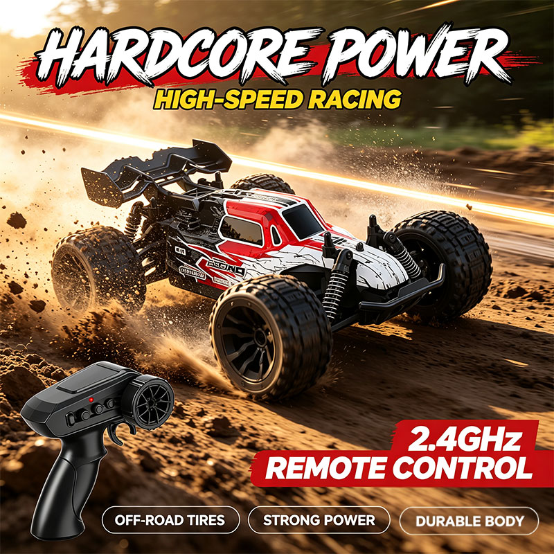 Rc Hobby Race Track - Coche RC de 20KM/H de Alta