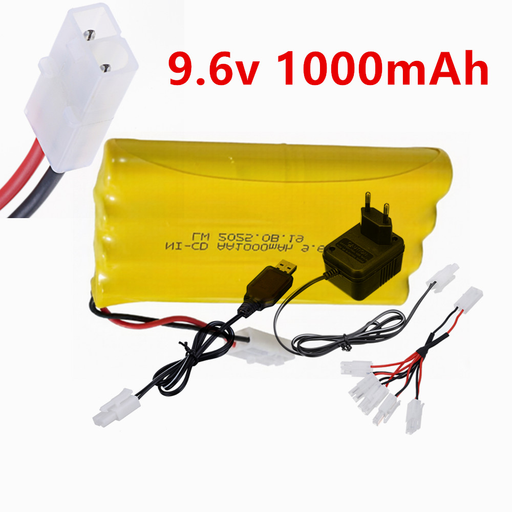Rc Hobby Trucks - Batería recargable Ni-CD AA de 9.6v