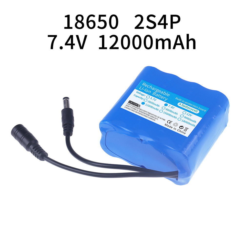 Batería de litio 2S4P 18650 7, - Rc Hobby Hub reseña y precio