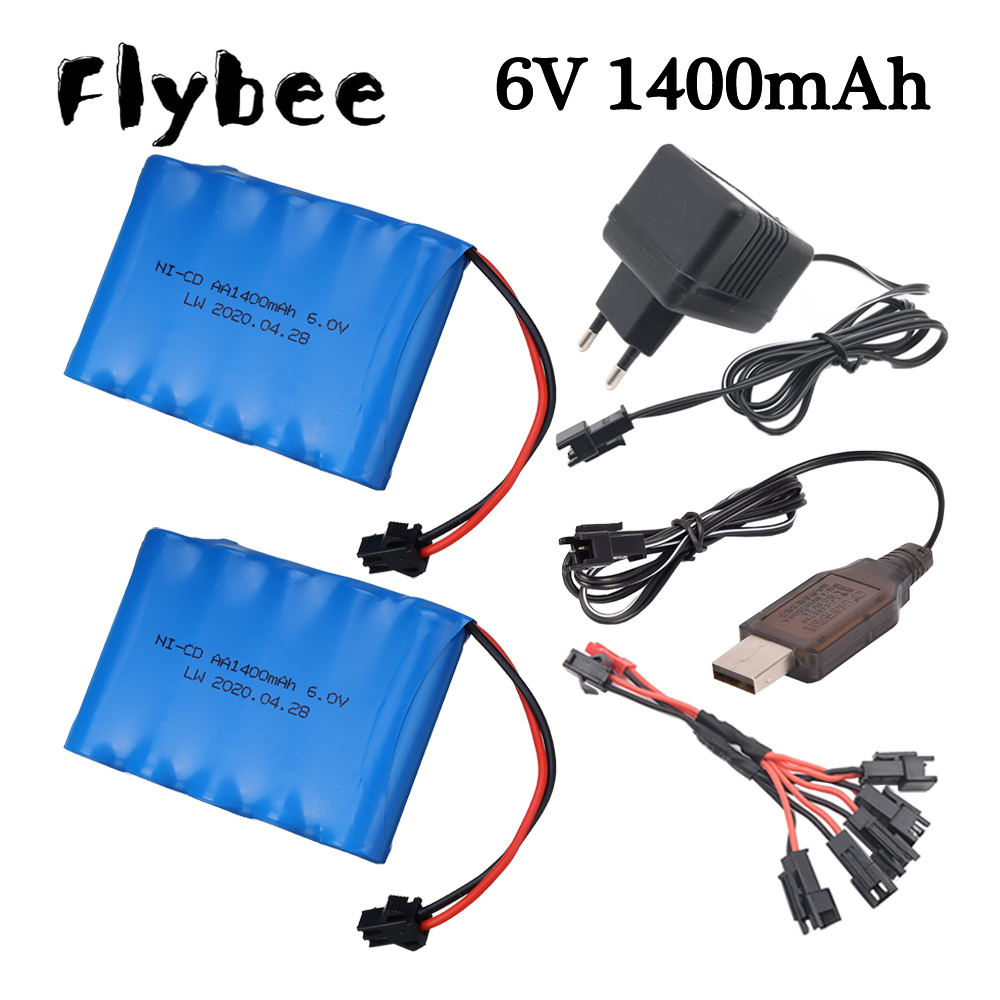 Batería NiCD de 6v y 1400mAh p - Rc Hobby Trucks reseña y precio