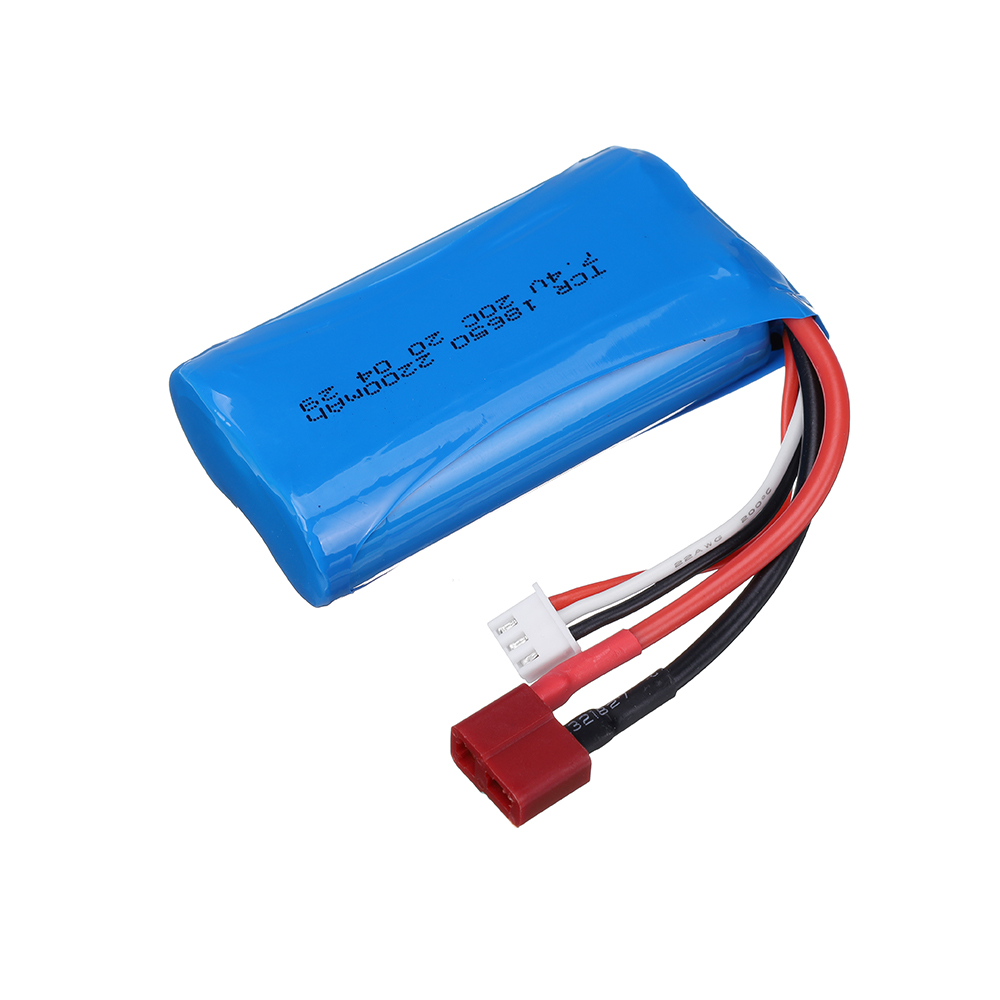 Batería Lipo de 7,4 V, 2200mAh - Rc Hobby Hub reseña y precio