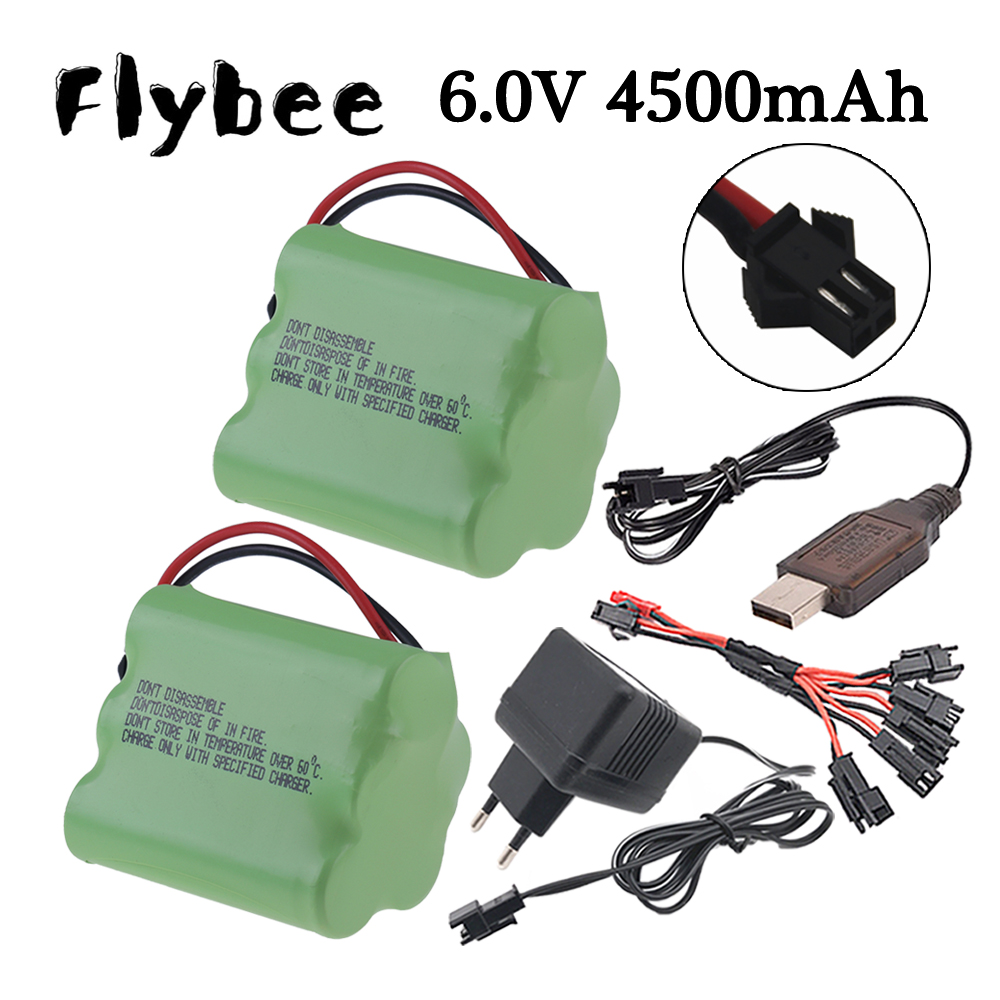 Batería Ni-MH de 6v y 4500mAh, - Rc Hobby Trucks reseña y precio