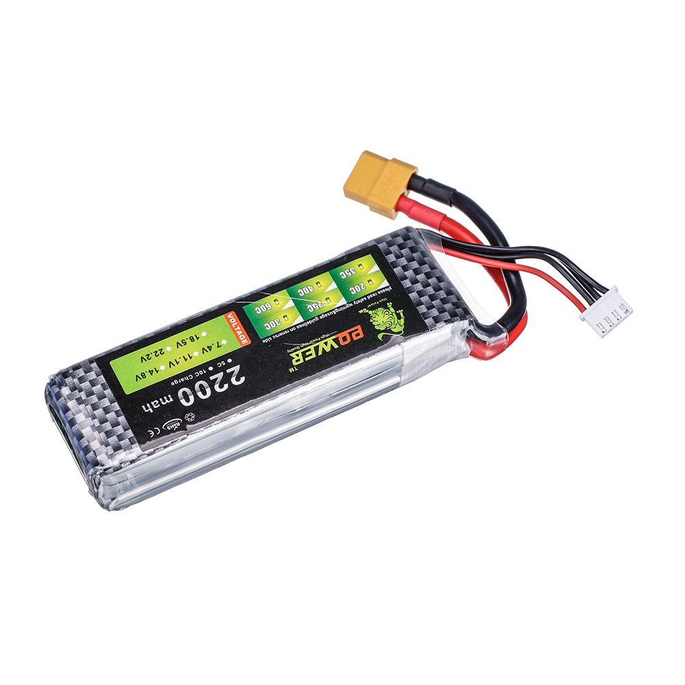 Batería Lipo 3S 11.1V 2200mAh  - Rc Hobby Hub reseña y precio